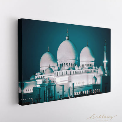 Sheikh Zayed Grand Mosque UAE Canvas Print ArtLexy   