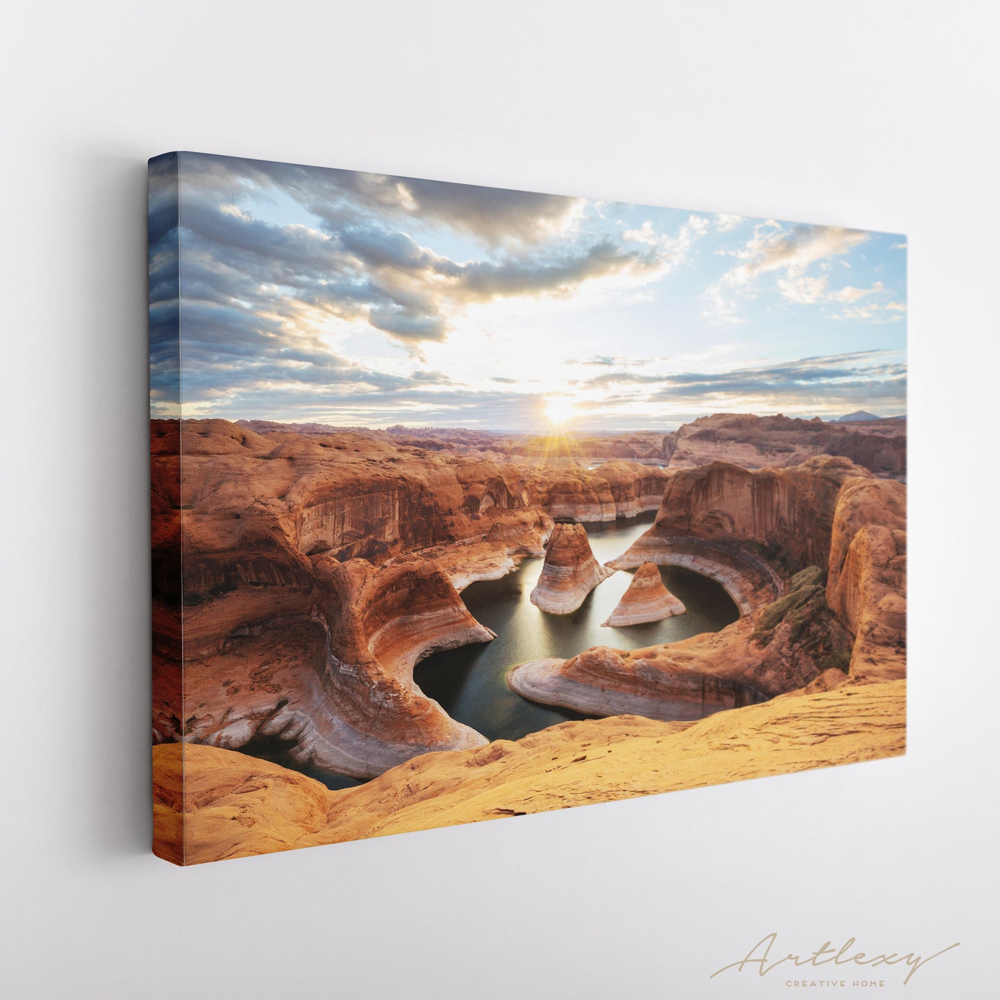 Reflection Canyon in Powell Lake USA Canvas Print ArtLexy   