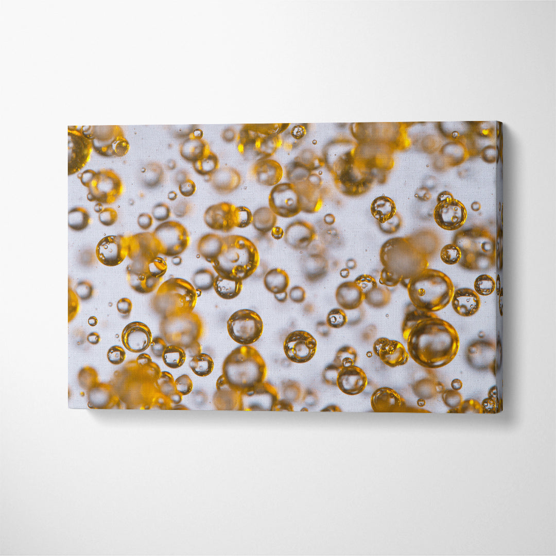 Oil Bubbles Canvas Print ArtLexy 1 Panel 24"x16" inches 