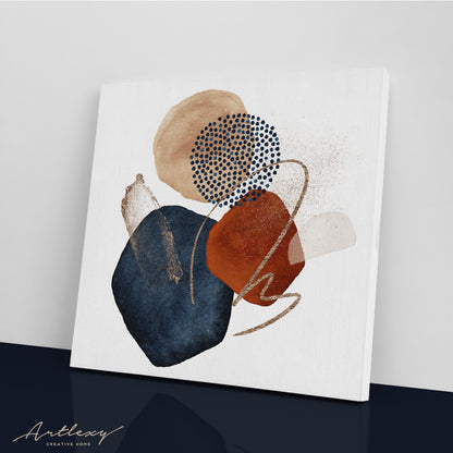 Abstract Modern Watercolor Pattern Canvas Print ArtLexy   