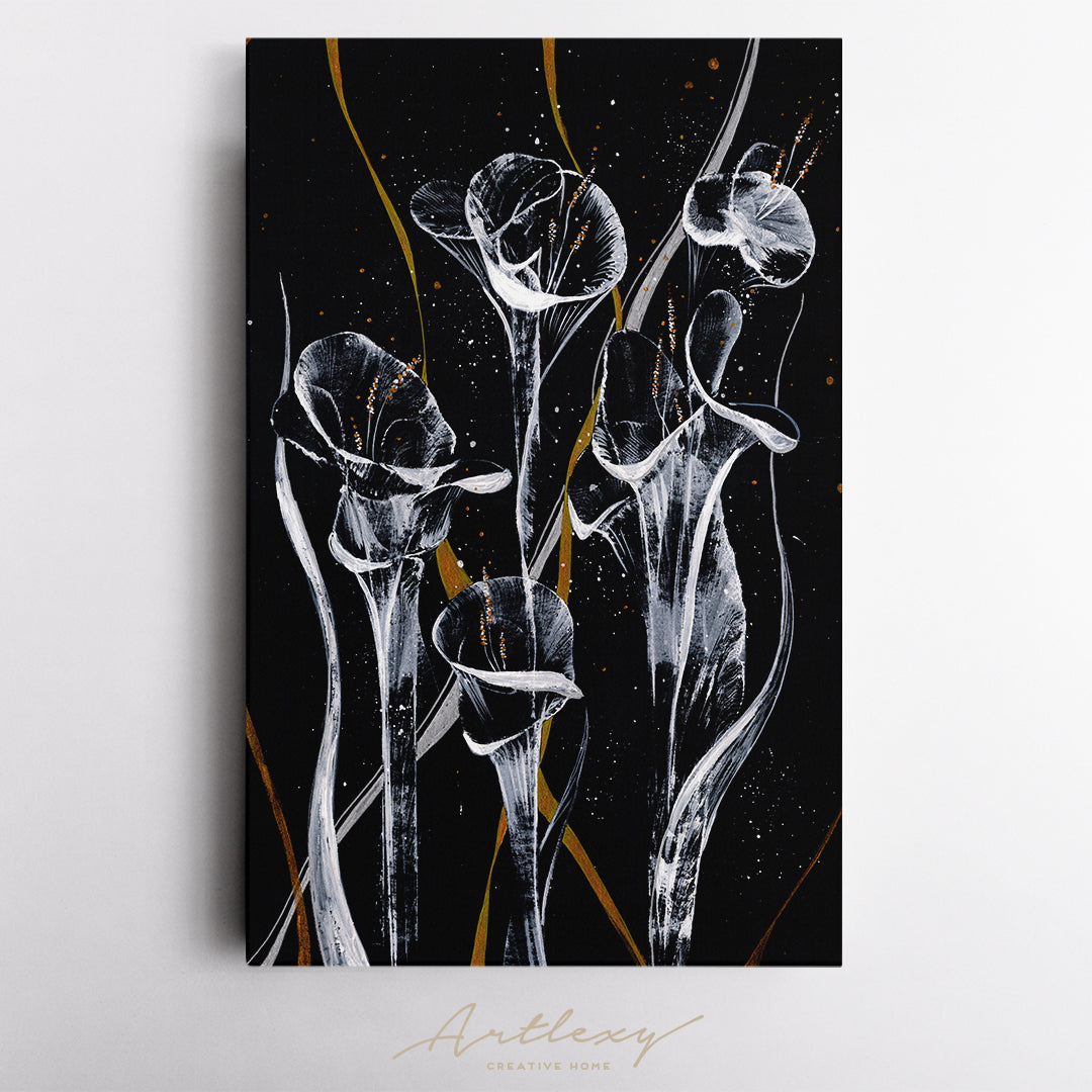 Abstract Lilies Canvas Print ArtLexy   
