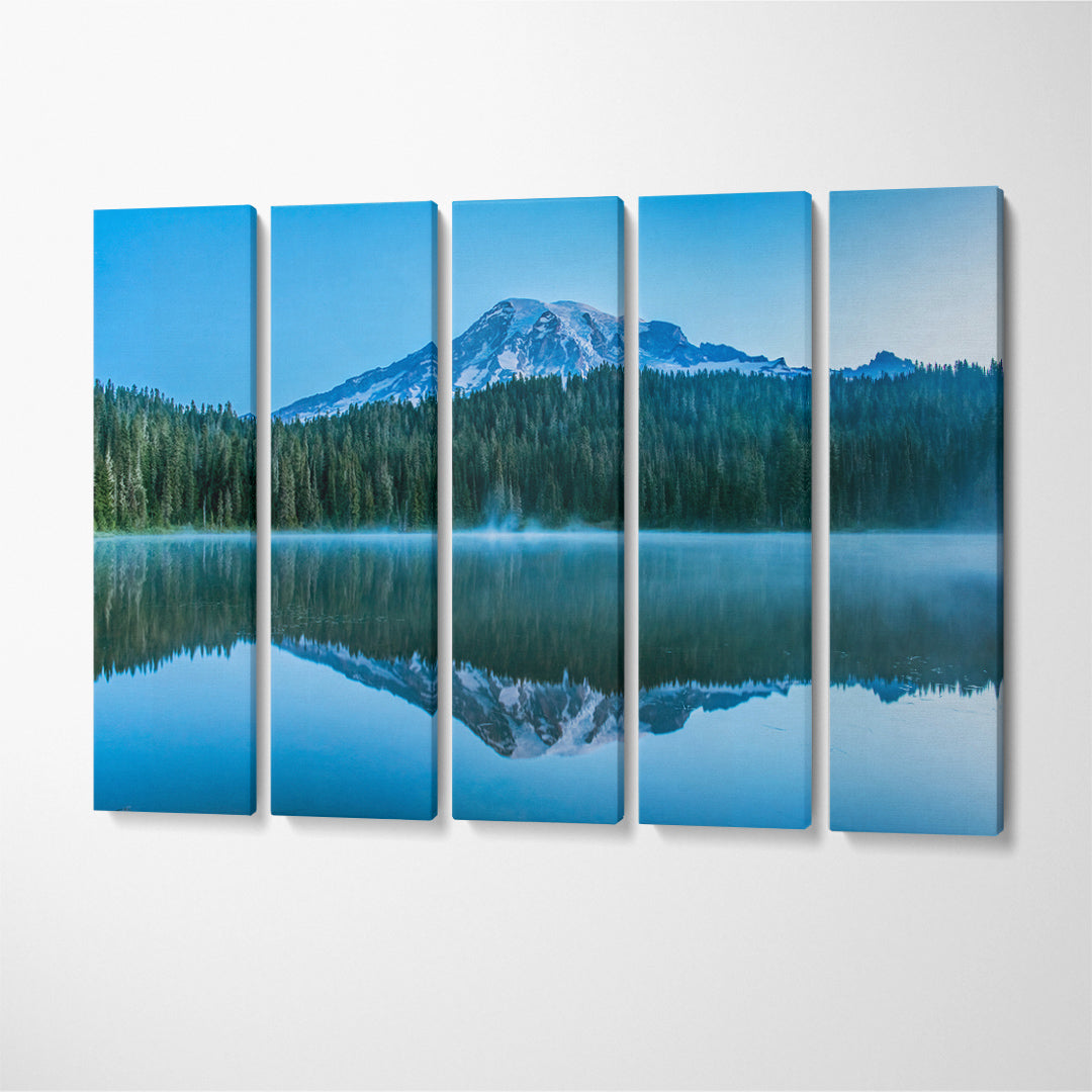 Mount Rainier National Park Washington State Canvas Print ArtLexy 5 Panels 36"x24" inches 