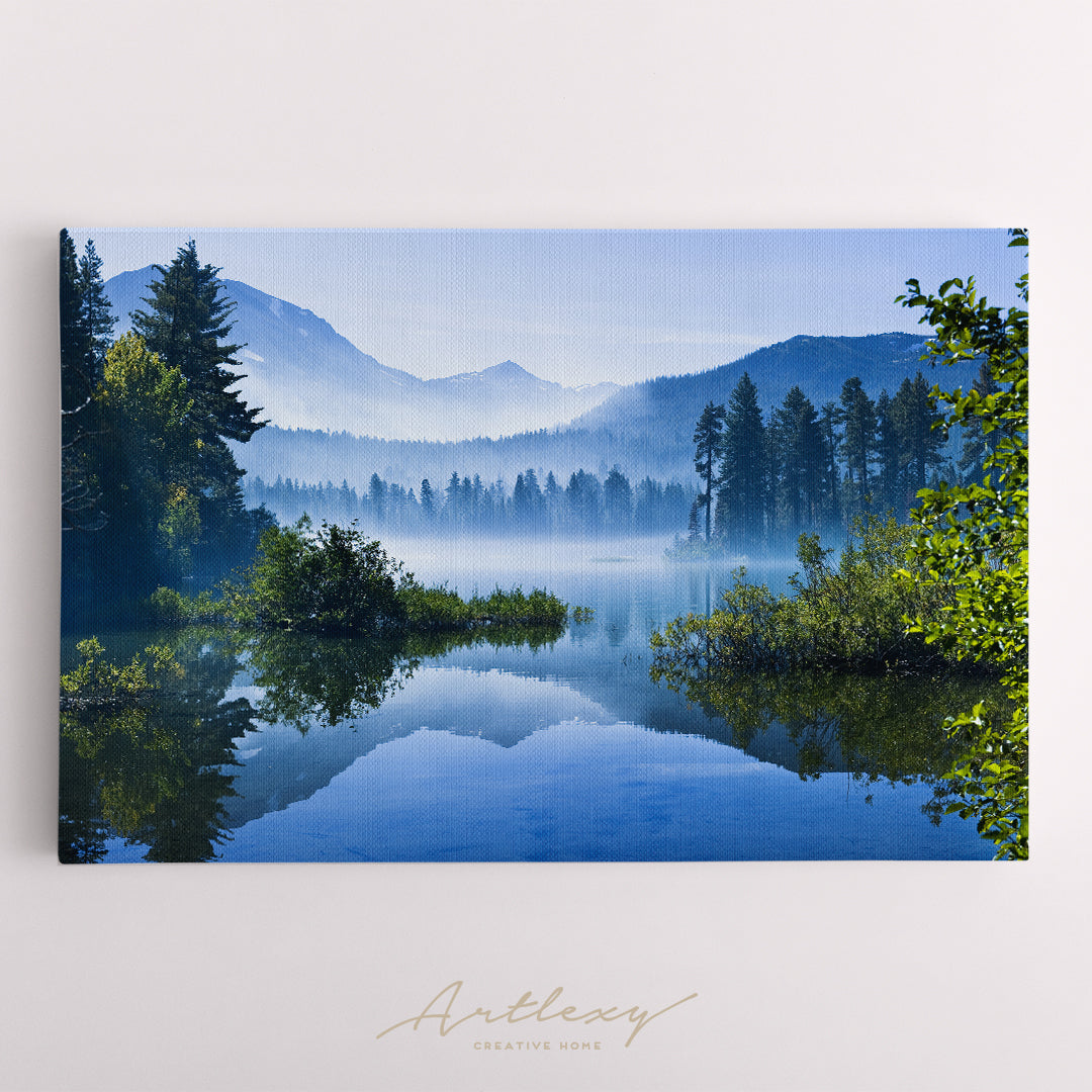 Mountain Mist Lassen Volcanic National Park Canvas Print ArtLexy   