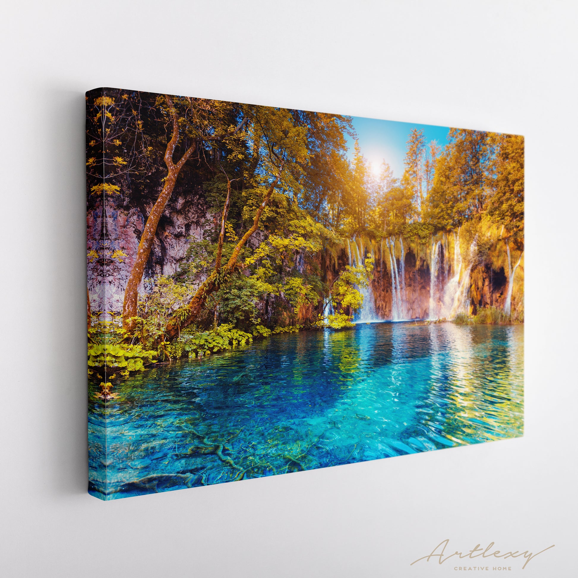 Plitvice Lakes National Park Croatia Canvas Print ArtLexy   
