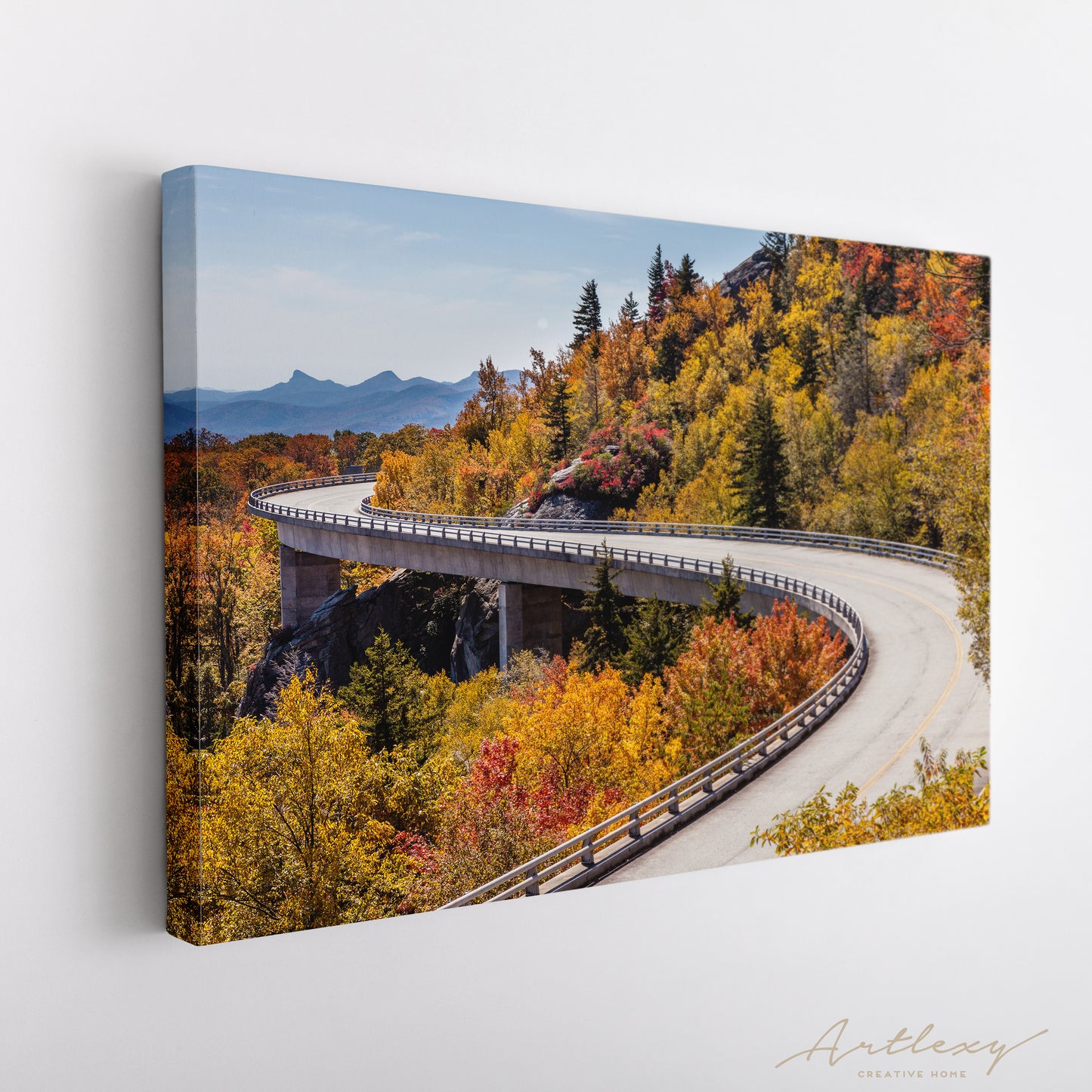 Blue Ridge Parkway Canvas Print ArtLexy   