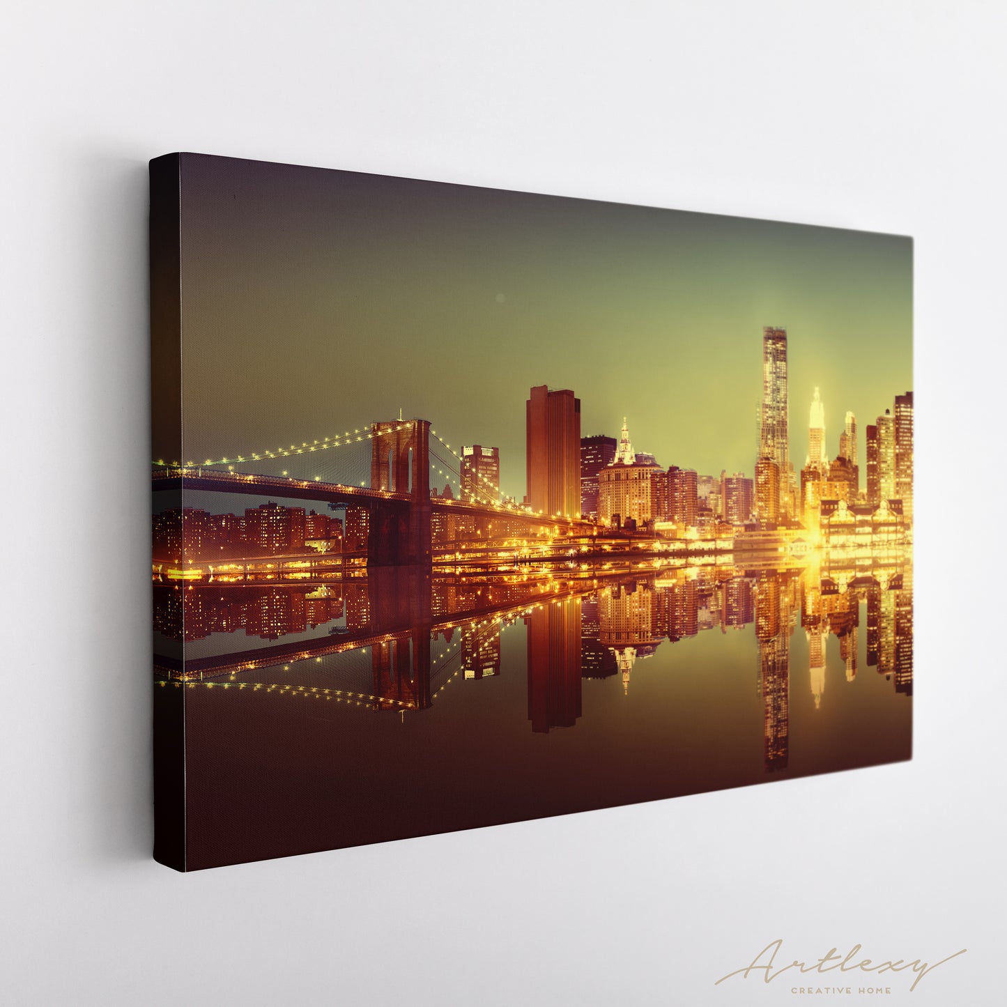 New York City Lights Canvas Print ArtLexy   