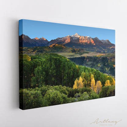 Wilson Peak in Colorado Rockies Canvas Print ArtLexy   