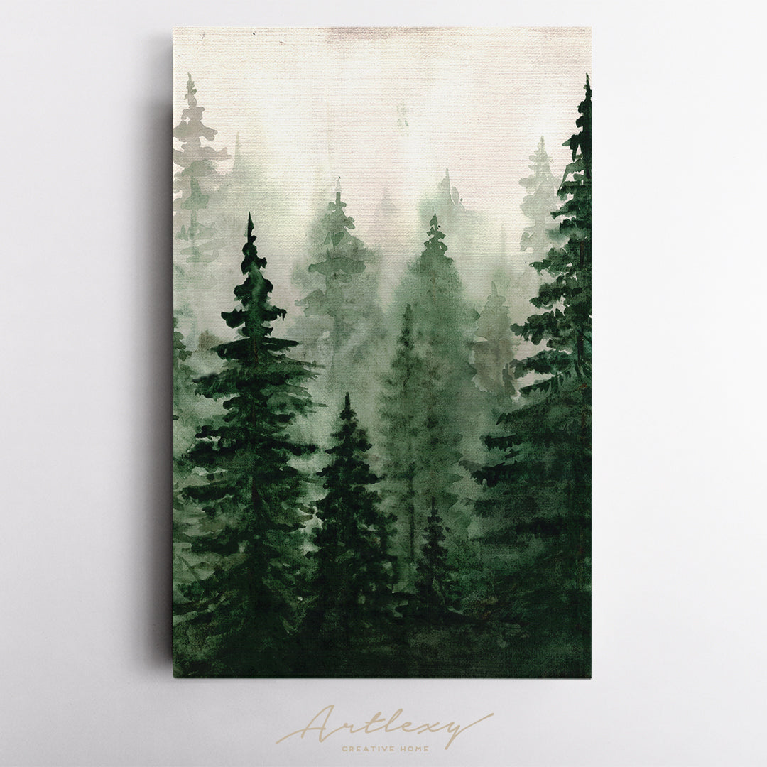 Spruce Forest Canvas Print ArtLexy   