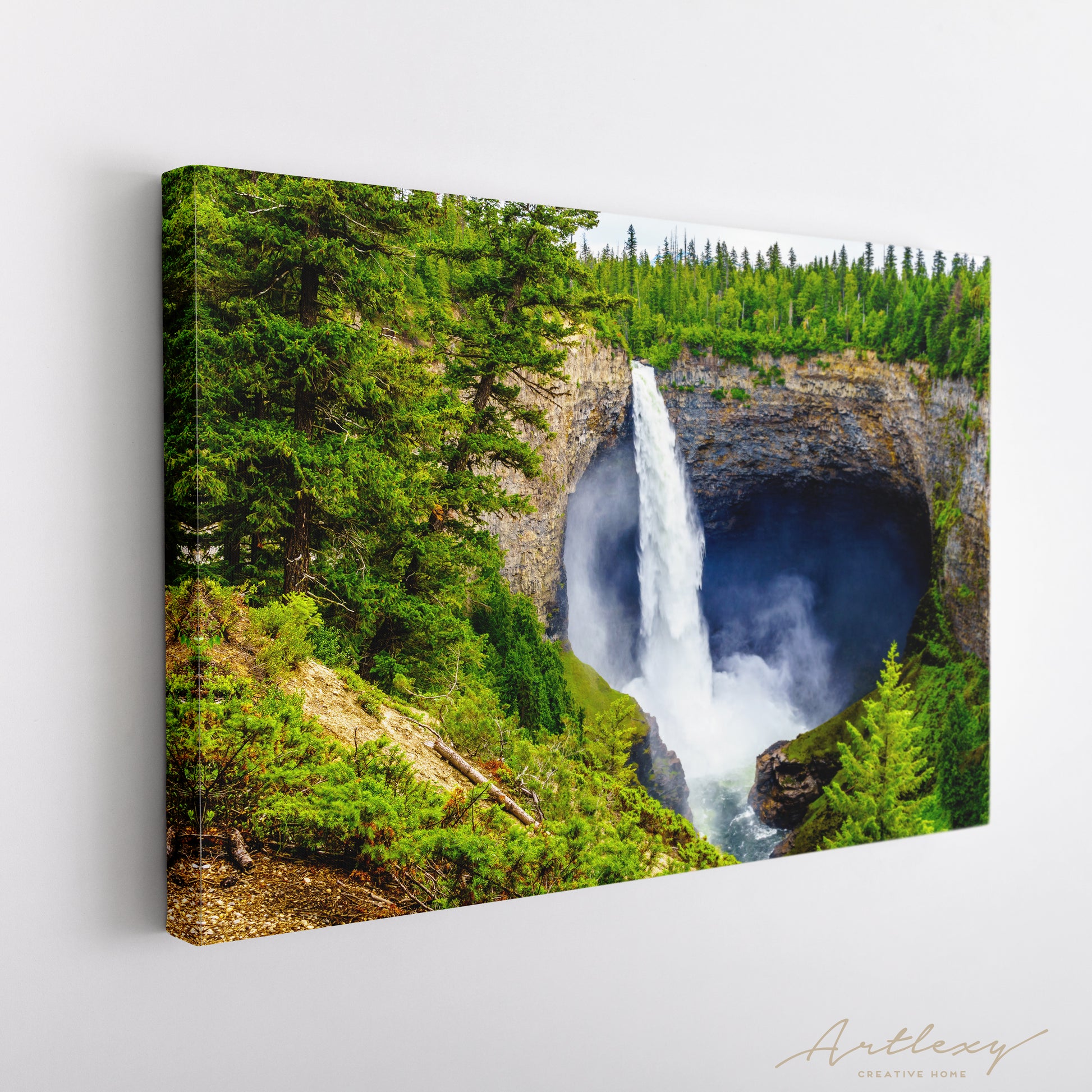 Helmcken Falls British Columbia Canada Canvas Print ArtLexy   