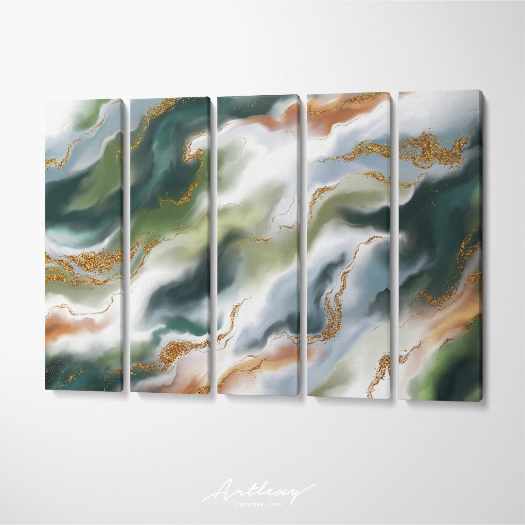 Beautiful Abstract Agate Canvas Print ArtLexy   