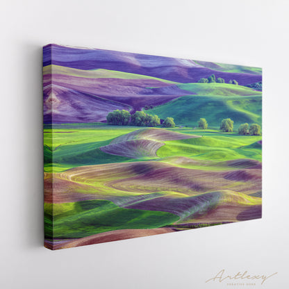 Rolling Hills of Palouse Washington State Canvas Print ArtLexy   