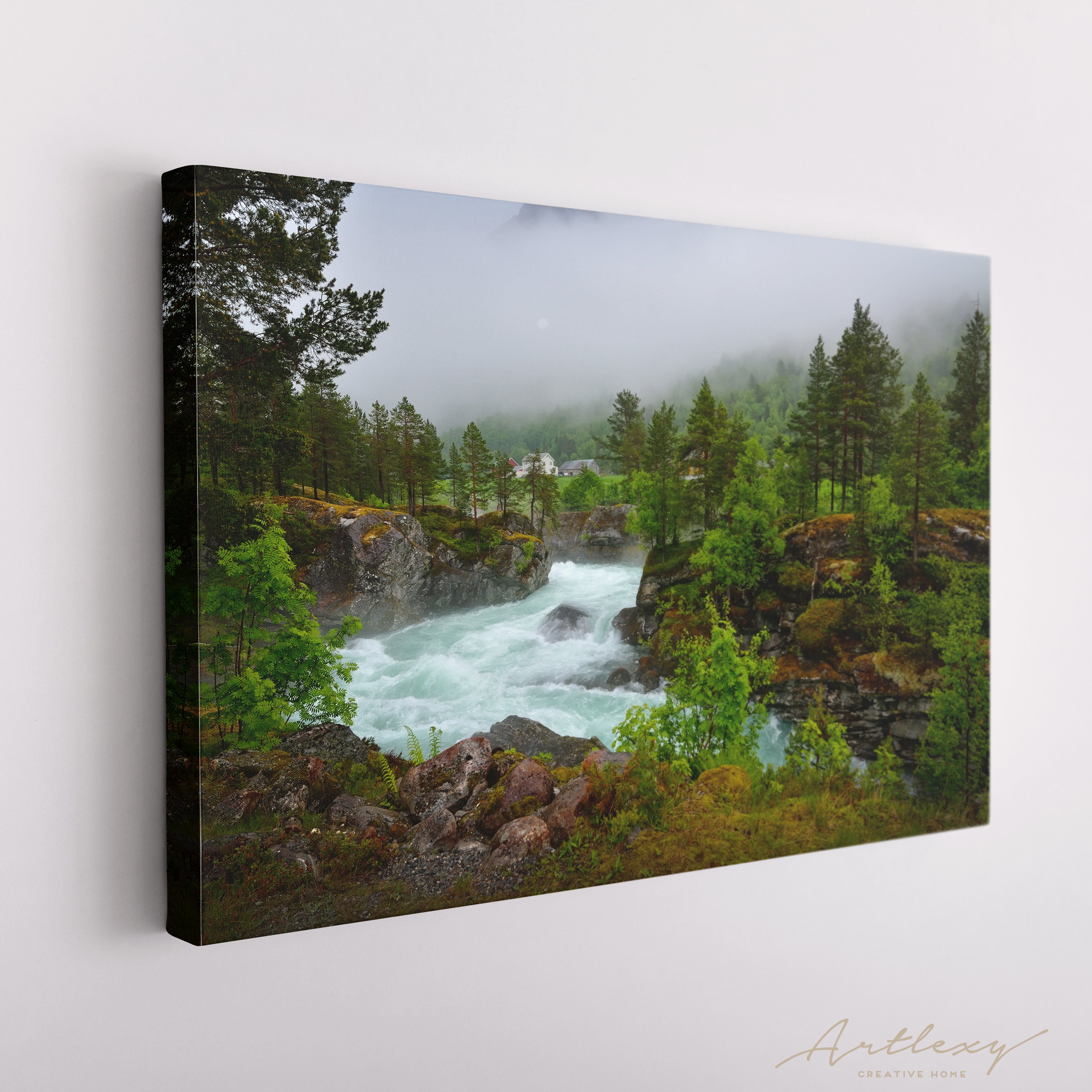Mountain Landscape Canvas Print ArtLexy   