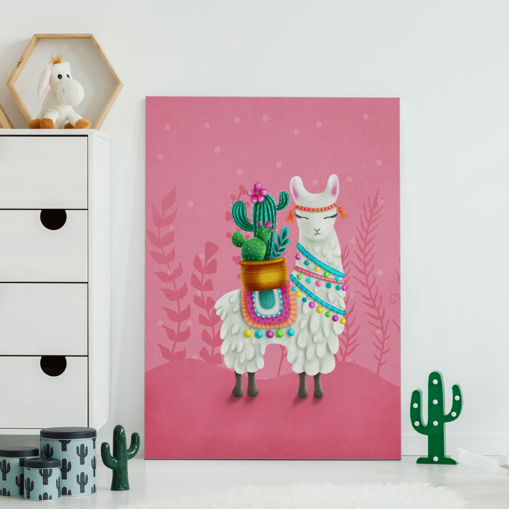 Llama Canvas Print ArtLexy   